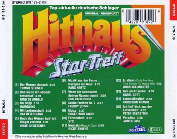 Various Artists - Hithaus CD 1984