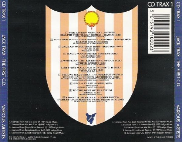 Various Artists - Jack Trax: The First C.D. CD 1987