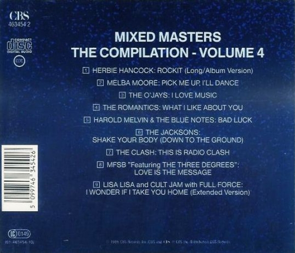 Various Artists - Mixed Masters: The Compilation Volume 4 CD 1989