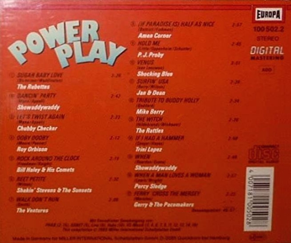 Various Artists - Power Play CD 1989