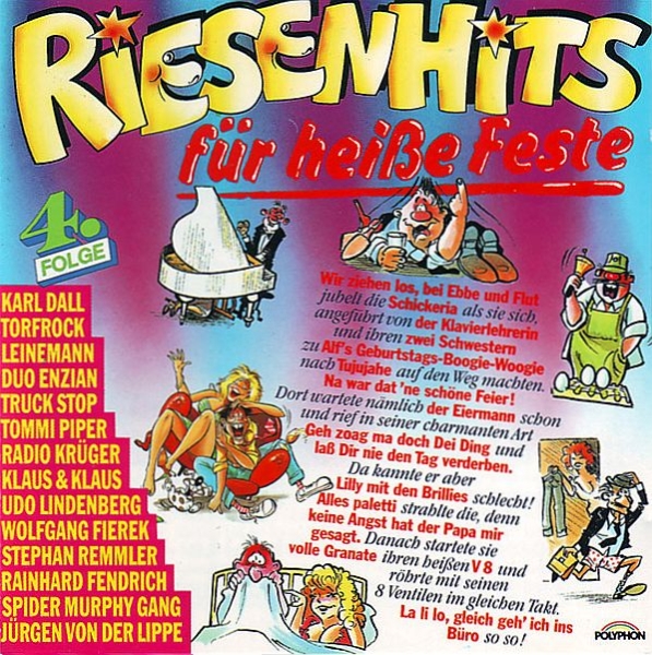 Various Artists - Riesenhits Für Heiße Feste Folge 4 CD 1989