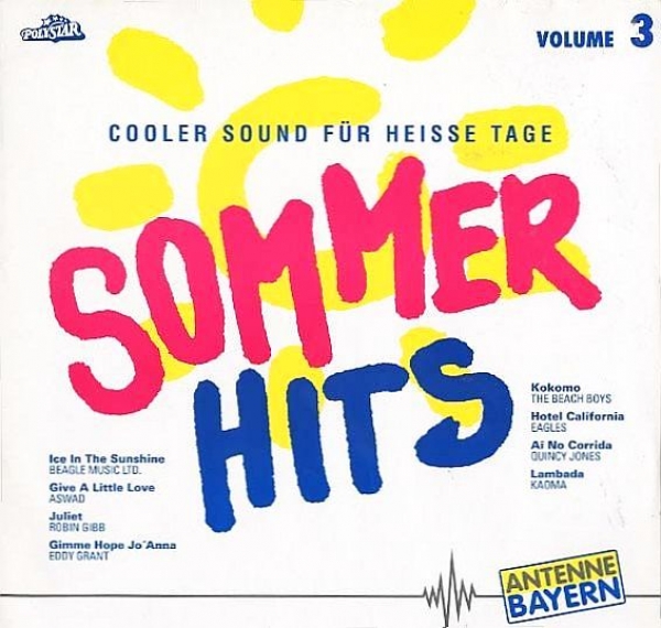 Various Artists - Sommer Hits (Sommerhits): Antenne Bayern Volume 3 CD 1991