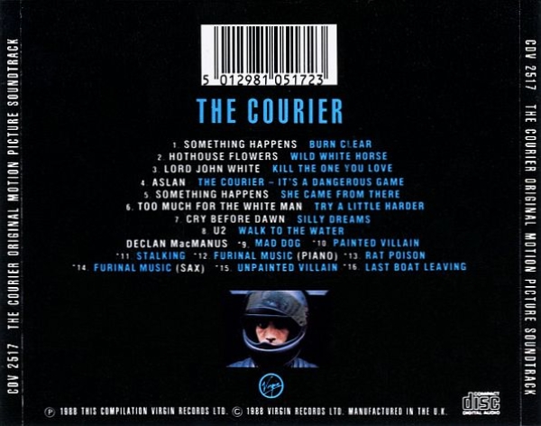 OST - The Courier: Original Motion Picture Soundtrack CD 1988