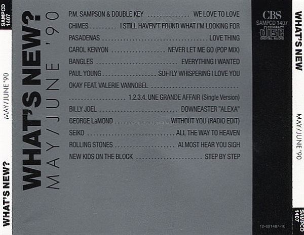 Various Artists - What's New: May June '90 PROMO CD 1990