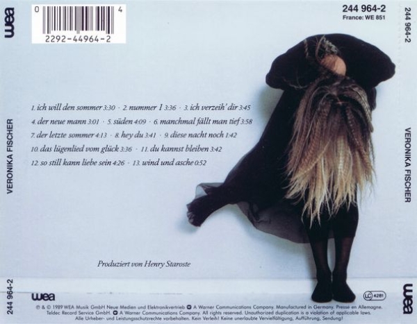 Veronika Fischer - Veronika Fischer (Same) CD 1989 1996