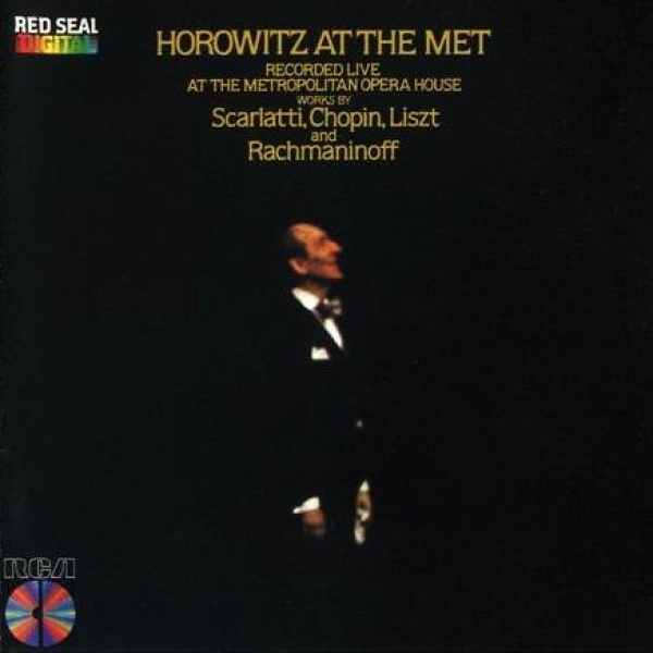 Vladimir Horowitz - Horowitz At The Met: Scarlatti, Chopin, Liszt, Rachmaninoff JAPANESE MADE USA CD 1982