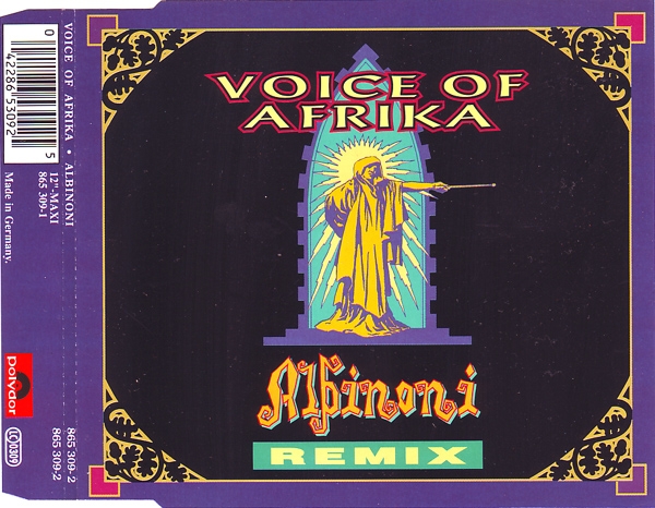 Voice Of Afrika - Albinoni (Remix) CD Single 1992