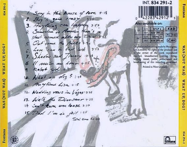 Was (Not Was) - What Up, Dog? CD 1988