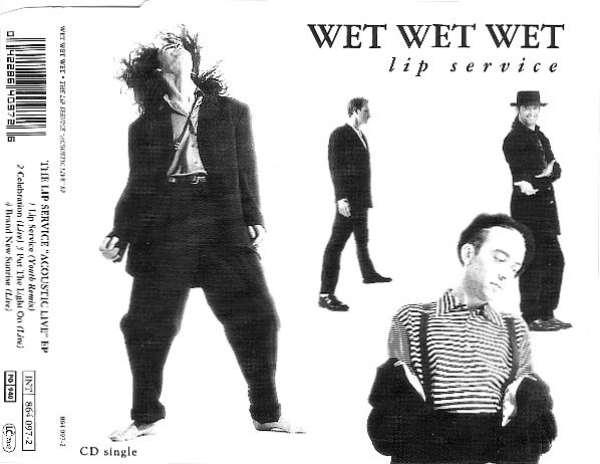 Wet Wet Wet - The Lip Service ''Acoustic Live'' EP CD Single 1992