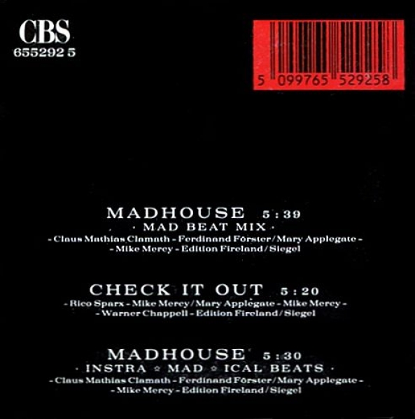 Wig Wam Bam - Madhouse (Remix) 3 INCH CD Single 1990