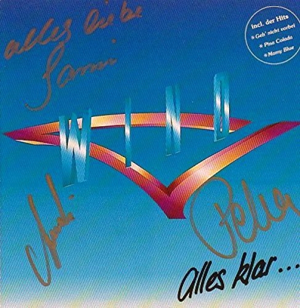 Wind - Alles Klar AUTOGRAPHED CD 1989