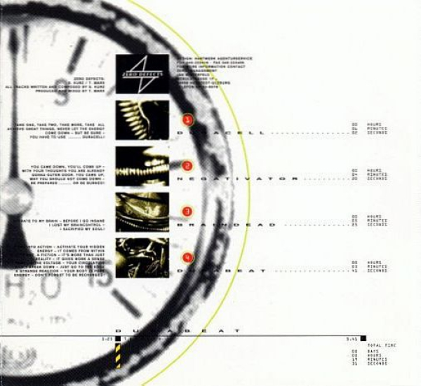 Zero Defects - Durability CD Single 1994