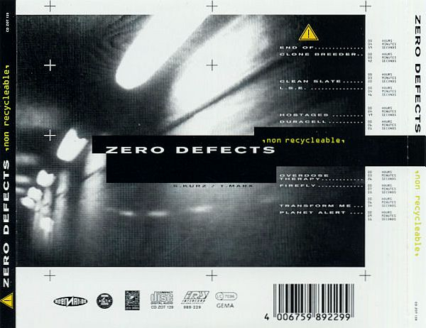 Zero Defects - Non Recycleable CD 1994